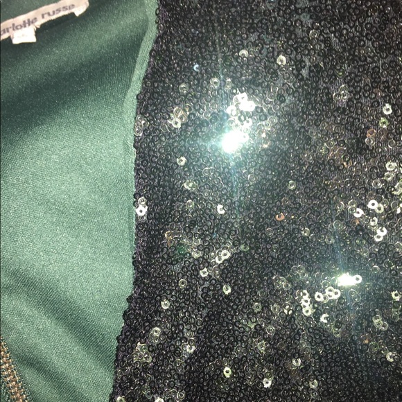 Green sequins dress - Picture 5 of 5
